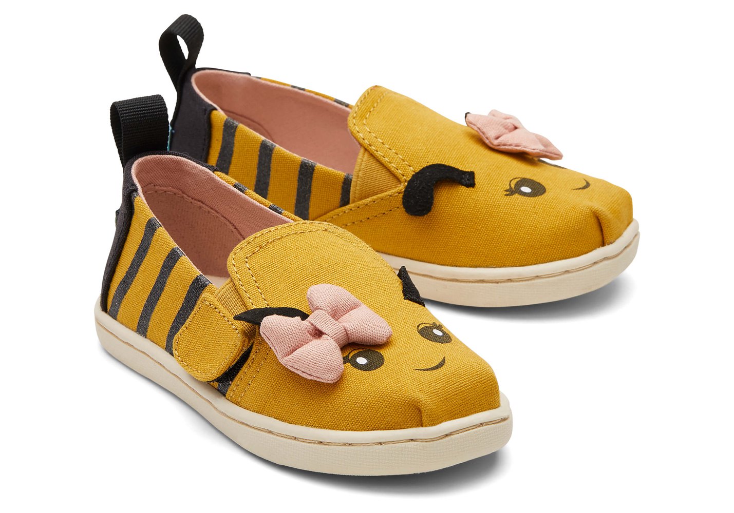 Toms Alpargata Tiny Honeybee Espadrille Yellow - Kids - 17238-OWPR